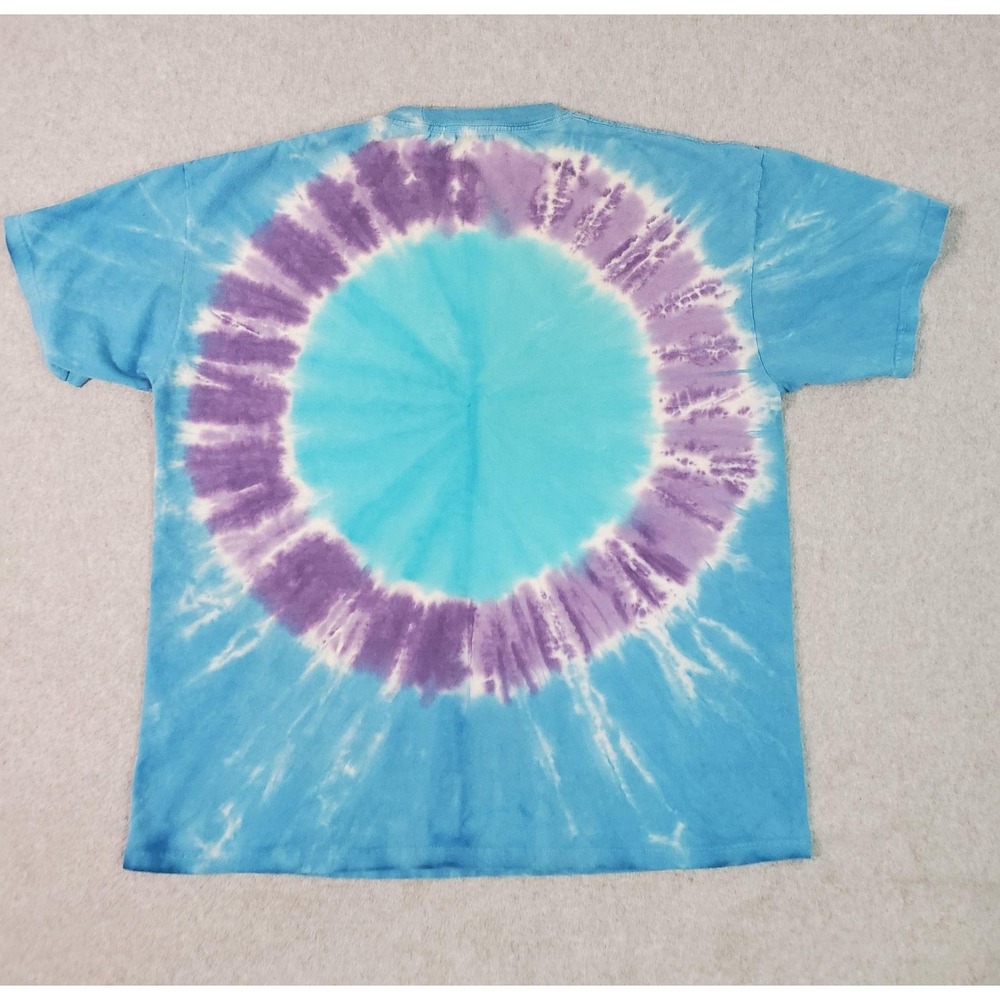Grateful Dead Shirt Mens XL Blue Purple Tie Dye Fall Tour '89 Liquid Blue Band - Picture 2 of 11